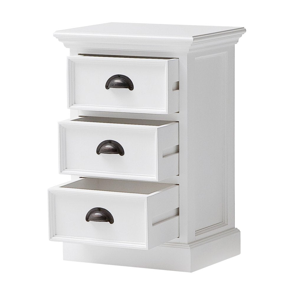 24" Solid Wood and Wood Nightstand HomeRoots