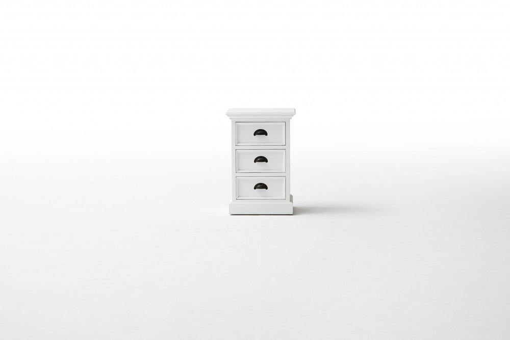 24" Solid Wood and Wood Nightstand HomeRoots