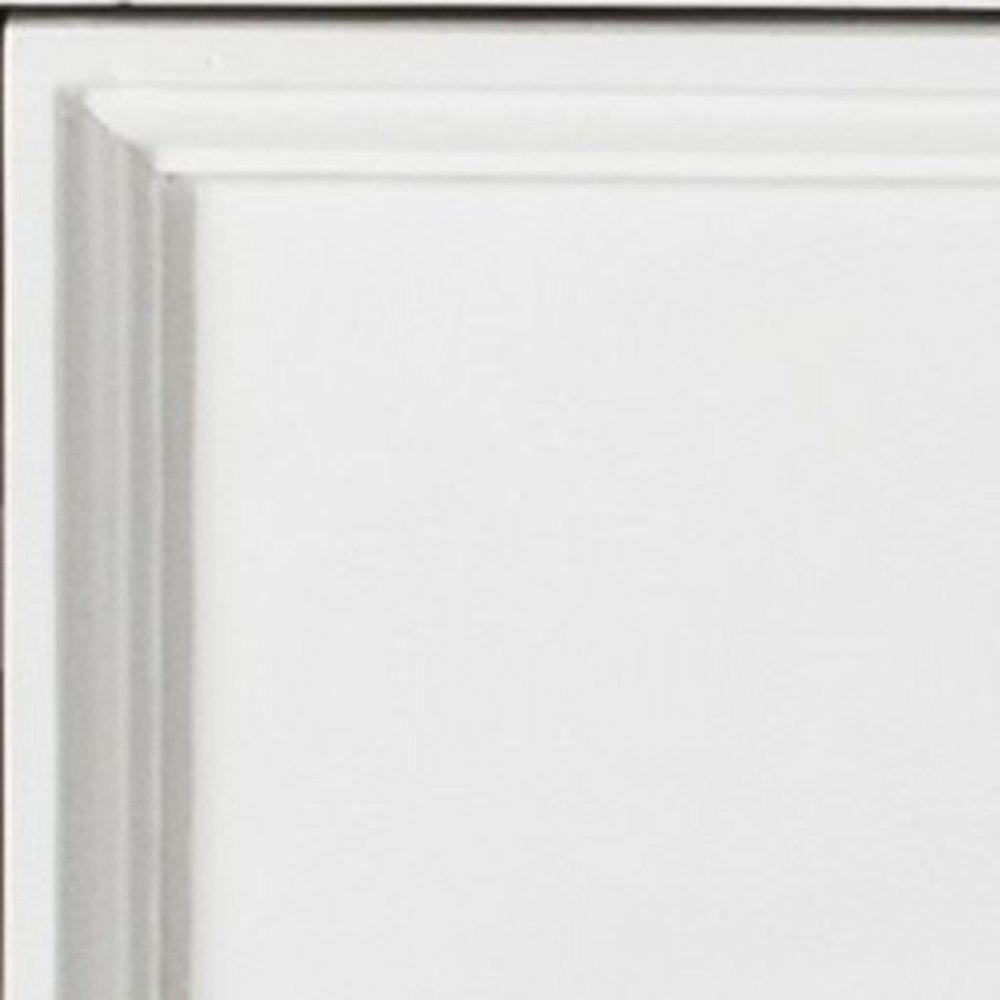 24" White Solid Wood Distressed One Drawer Nightstand HomeRoots