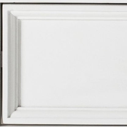 24" White Solid Wood Distressed One Drawer Nightstand HomeRoots