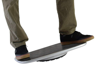 Black and White Active Standing Desk Balance Board HomeRoots