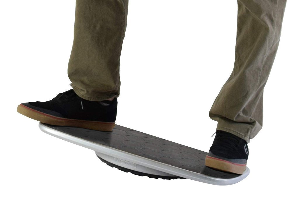 Black and White Active Standing Desk Balance Board HomeRoots