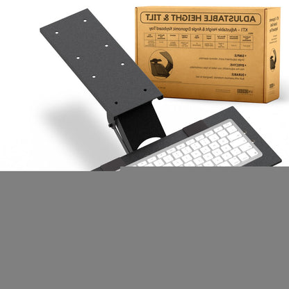 Black Ergonomic Under Desk Pull Out Keyboard Tray HomeRoots