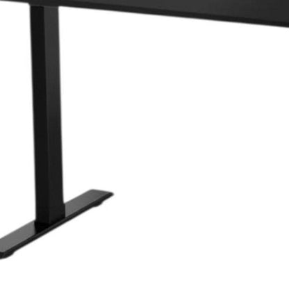 48" Adjustable Black Stainless Steel Standing Desk HomeRoots