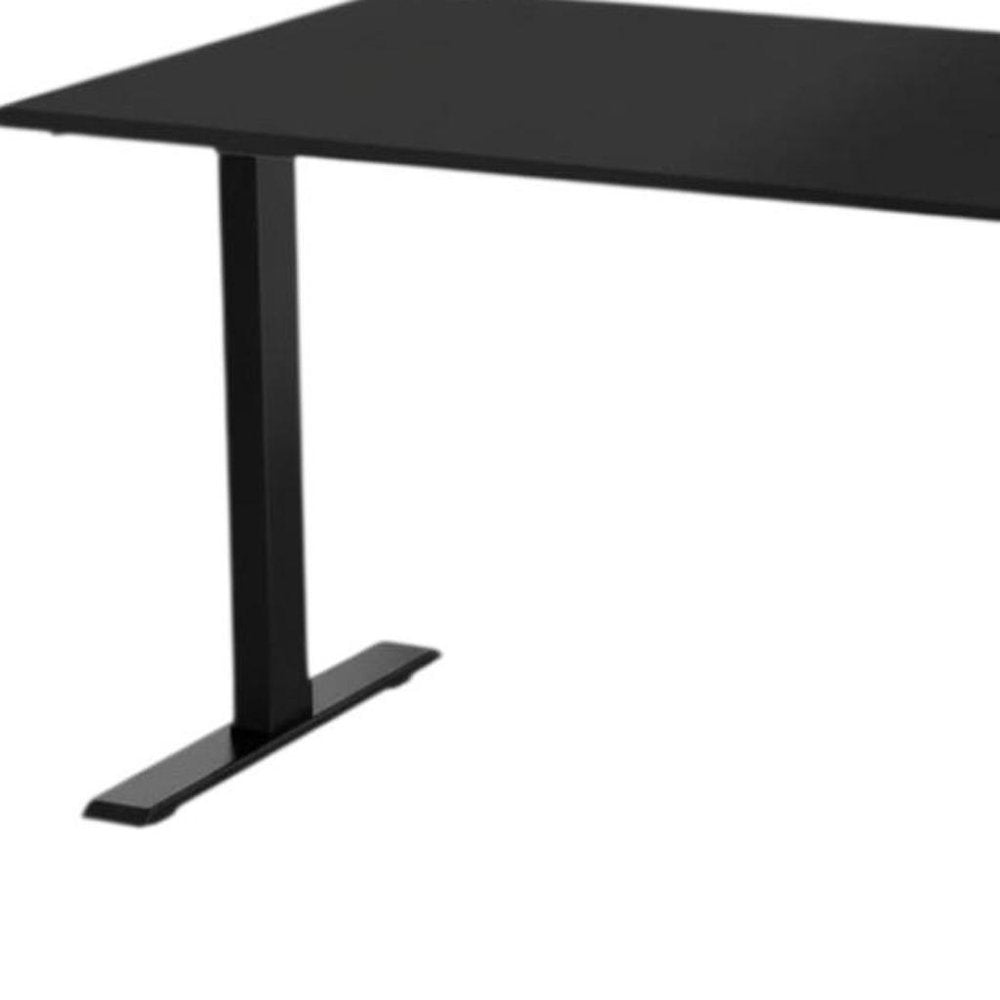 48" Adjustable Black Stainless Steel Standing Desk HomeRoots