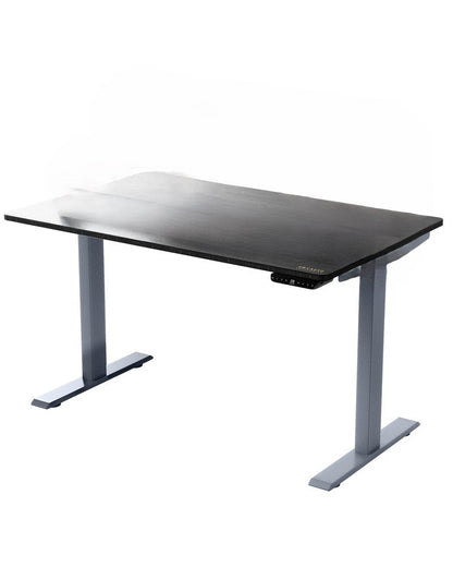 Adjustable Black and Gray Stainless Steel Rolling Standing Desk HomeRoots