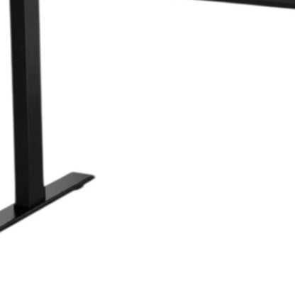60" Adjustable Black Stainless Steel Standing Desk HomeRoots