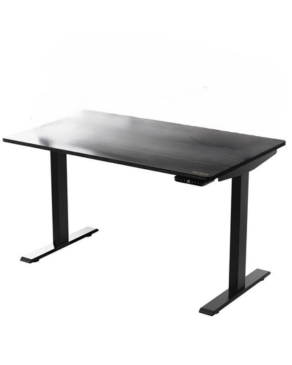 48" Adjustable Black Stainless Steel Computer Desk HomeRoots