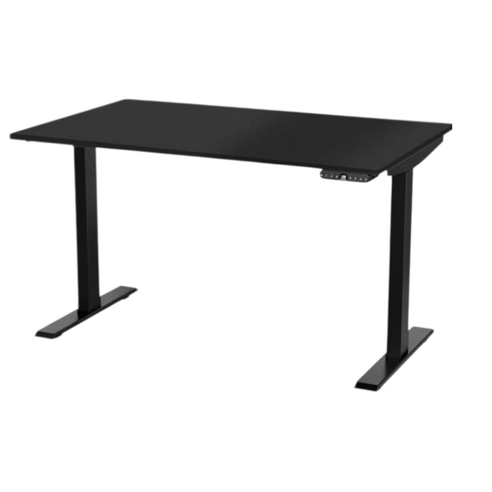 48" Adjustable Black Stainless Steel Computer Desk HomeRoots