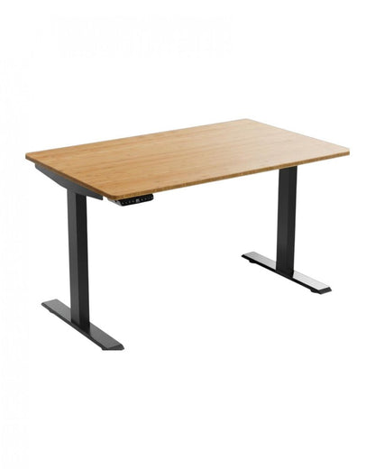 48" Adjustable Brown and Black Standing Desk HomeRoots
