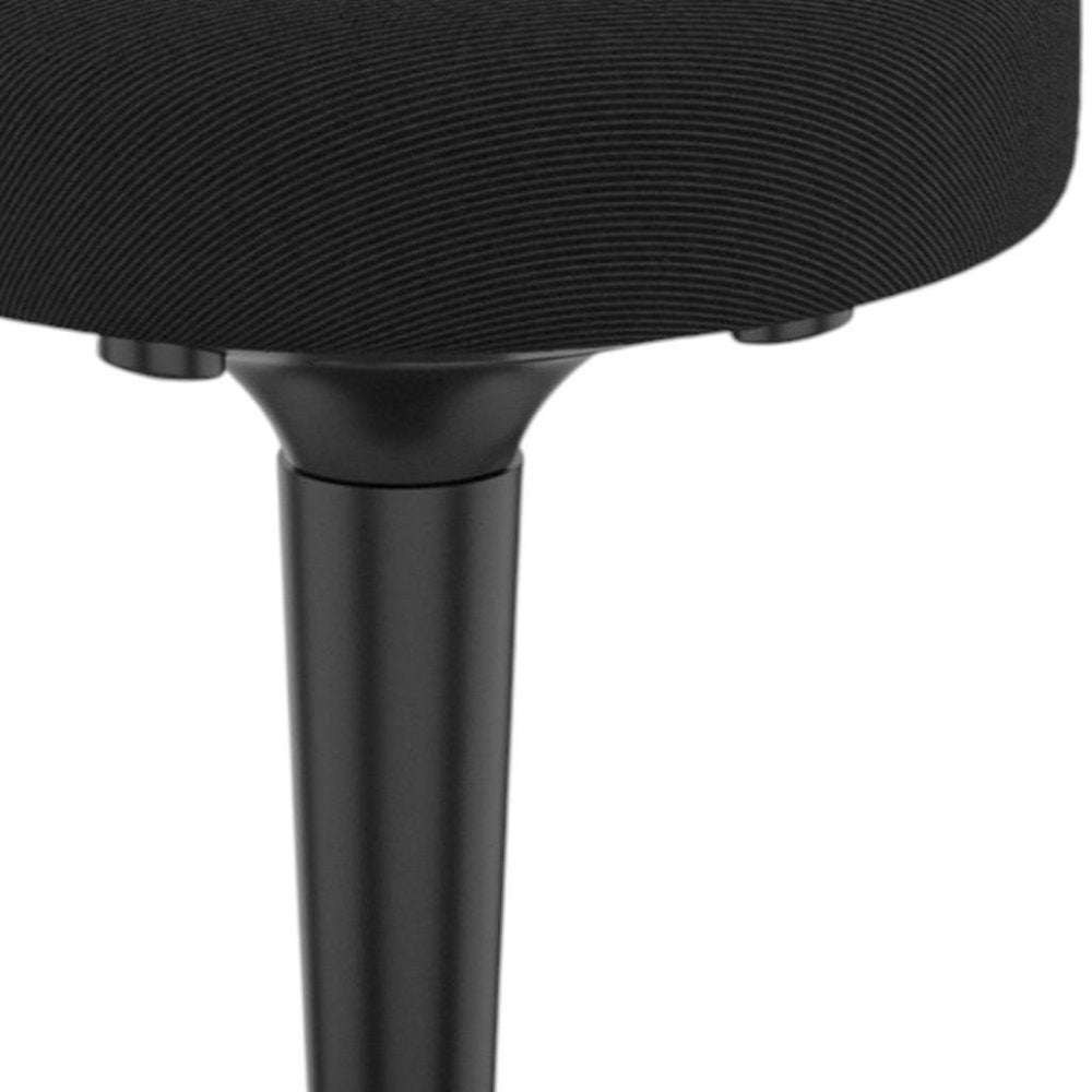 Black and Gray Adjustable Height Swivel Office Chair — view 1
