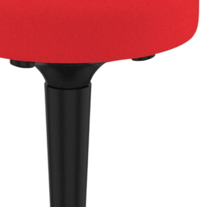 Red and Black Adjustable Height Swivel Office Chair HomeRoots