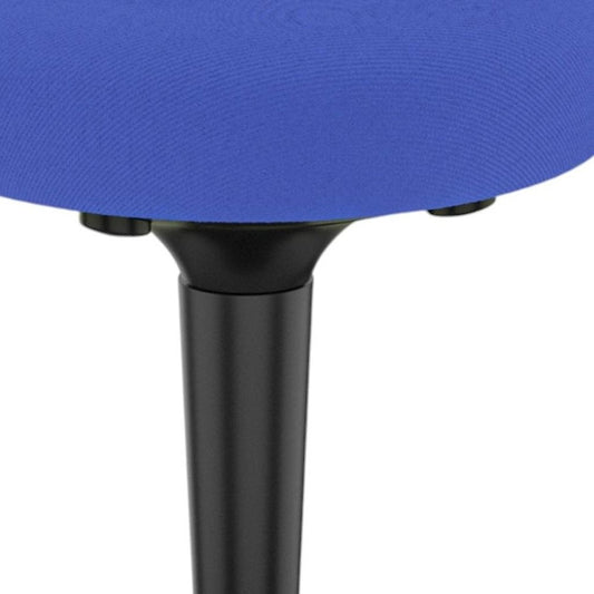 Blue and Black Adjustable Height Swivel Office Chair HomeRoots