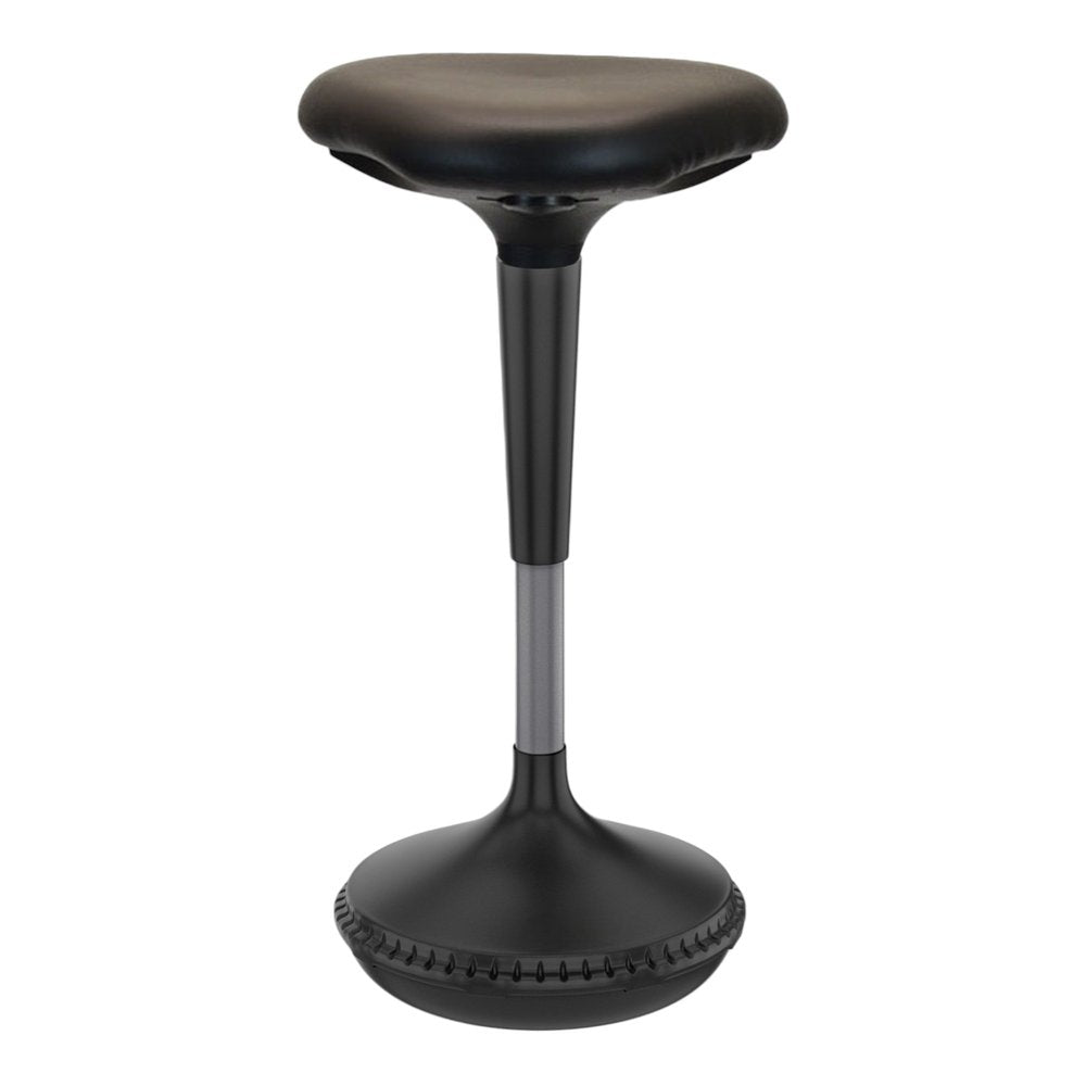 Black Adjustable Height Swivel Office Chair HomeRoots