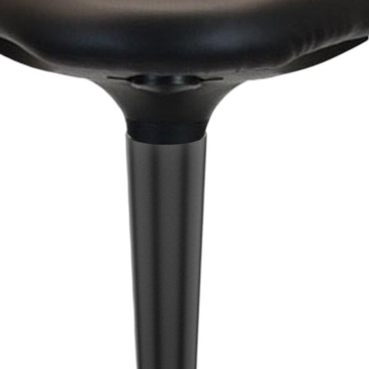 Black Adjustable Height Swivel Office Chair HomeRoots