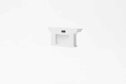 Classic White Two Hook Hanging Coat Rack HomeRoots