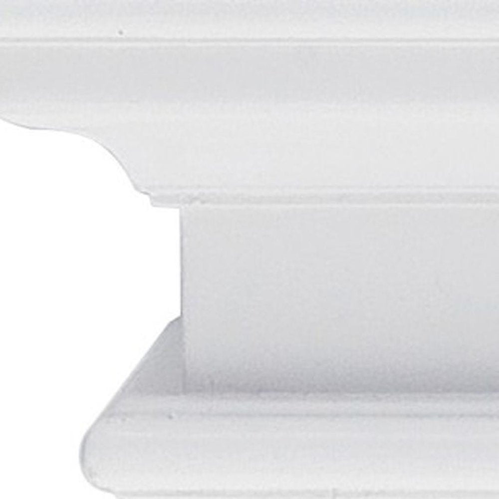 23" Classic White Floating Wall Shelf HomeRoots