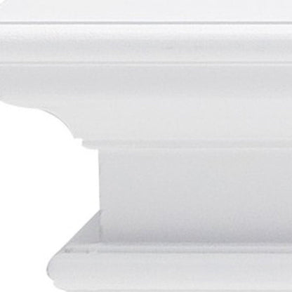 32" Classic White Floating Wall Shelf HomeRoots