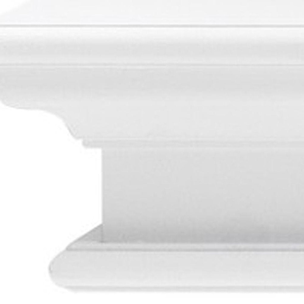 47" Classic White XL Floating Wall Shelf HomeRoots