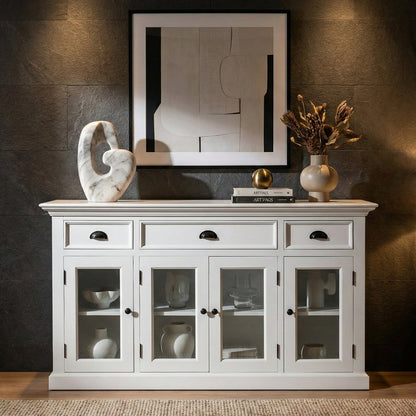 Modern Farmhouse White Buffet Server HomeRoots