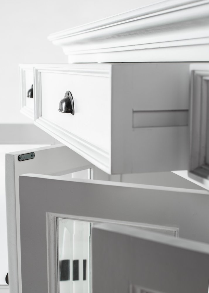 Modern Farmhouse White Buffet Server HomeRoots
