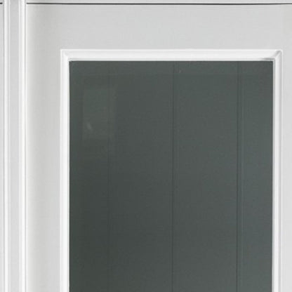 39" White Solid Wood Accent Cabinet With Two Doors HomeRoots