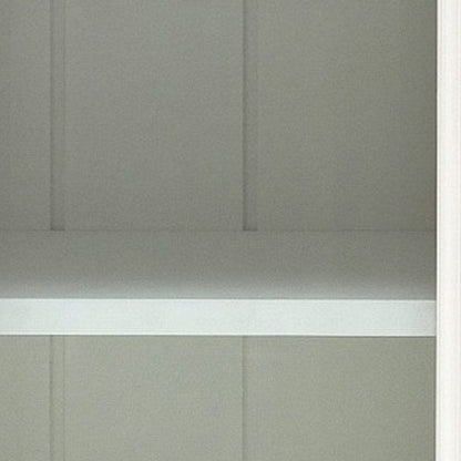 Classic White Two Level Storage Cabinet HomeRoots