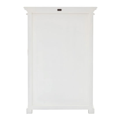 Classic White Two Level Storage Cabinet HomeRoots