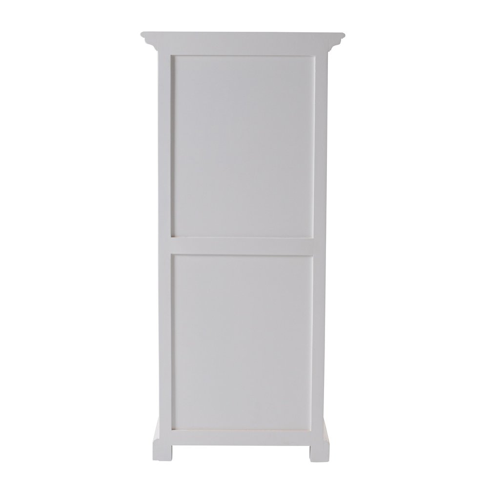 52" White Two Drawer Storage Cabinet With Baskets HomeRoots