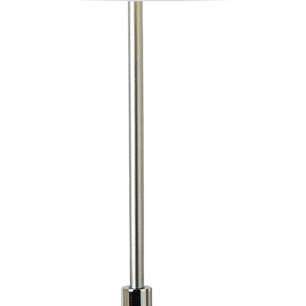 62" Floor Lamp With White Fabric Empire Shade — view 4