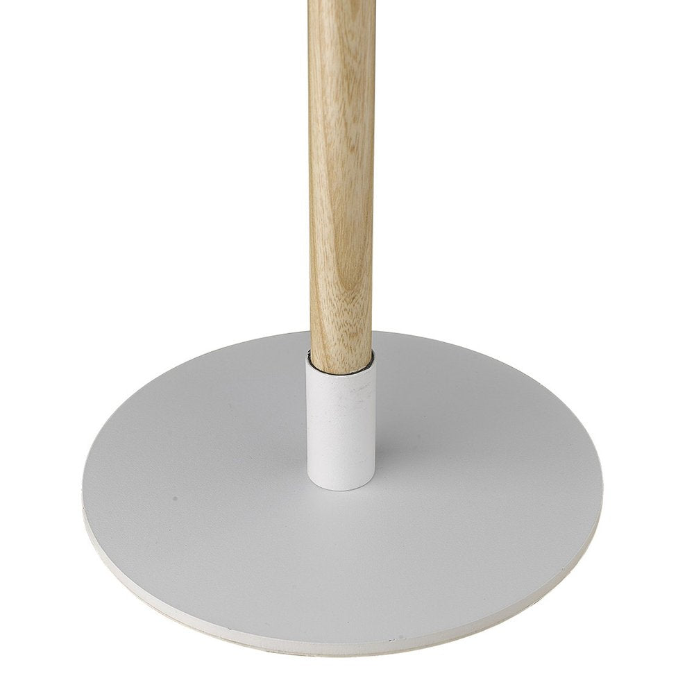 55" Brown And White Reading Floor Lamp HomeRoots