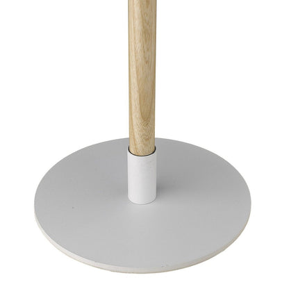 55" Brown And White Reading Floor Lamp HomeRoots