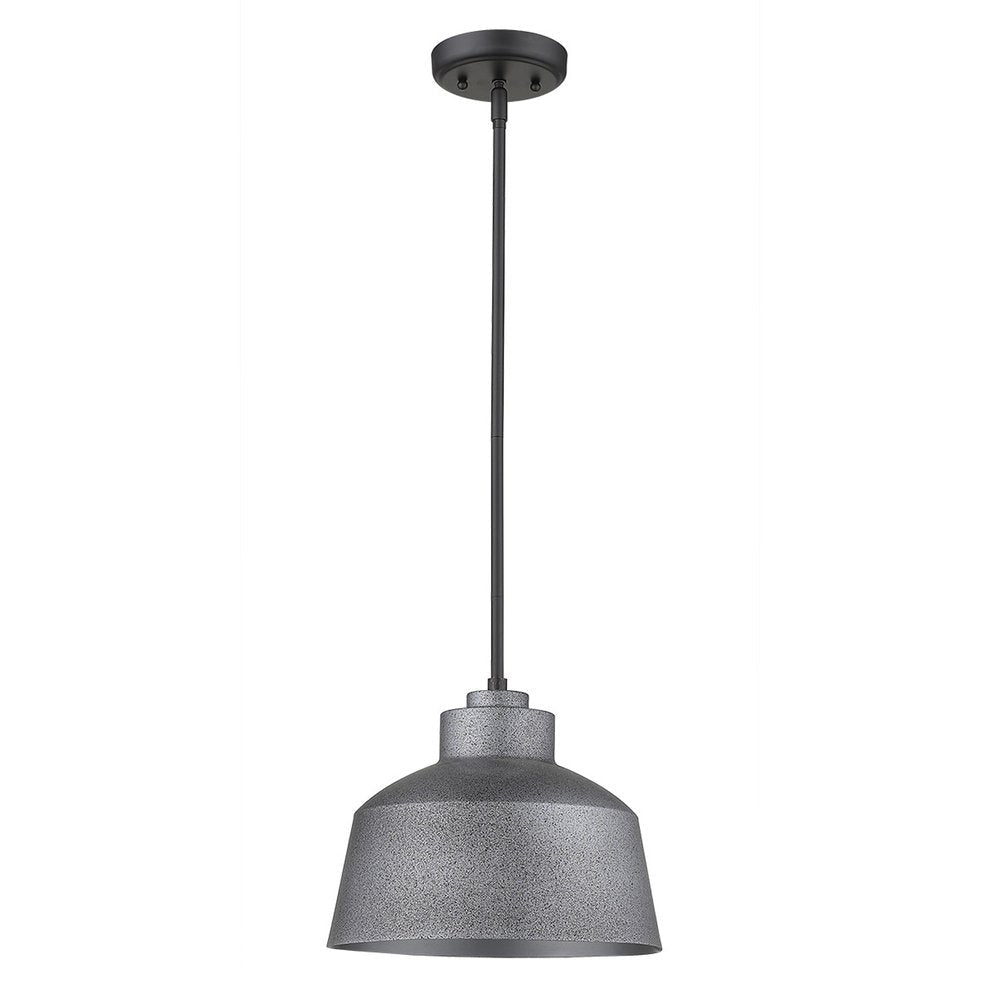 Barnes 1-Light Gray Convertible Pendant HomeRoots