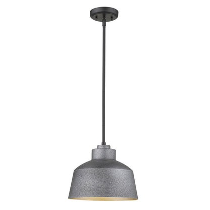Barnes 1-Light Gray Convertible Pendant HomeRoots
