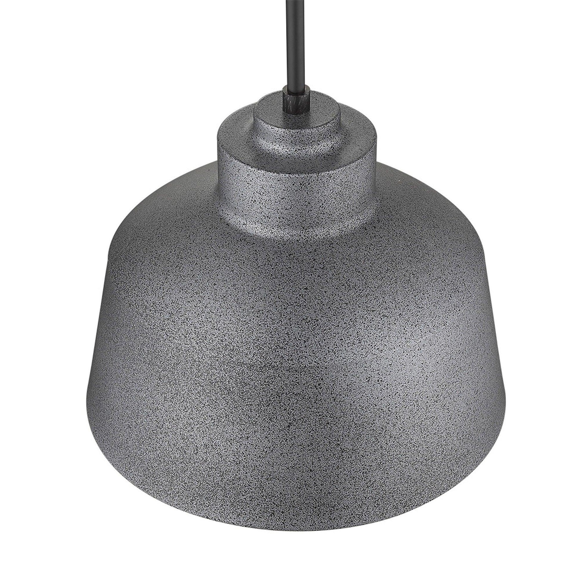 Barnes 1-Light Gray Convertible Pendant - FurniFindUSA