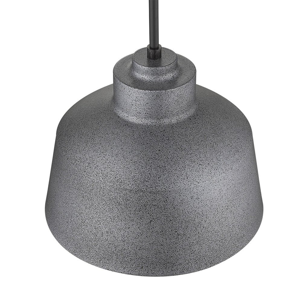 Barnes 1-Light Gray Convertible Pendant HomeRoots