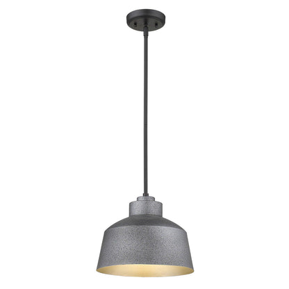 Barnes 1-Light Gray Convertible Pendant - FurniFindUSA