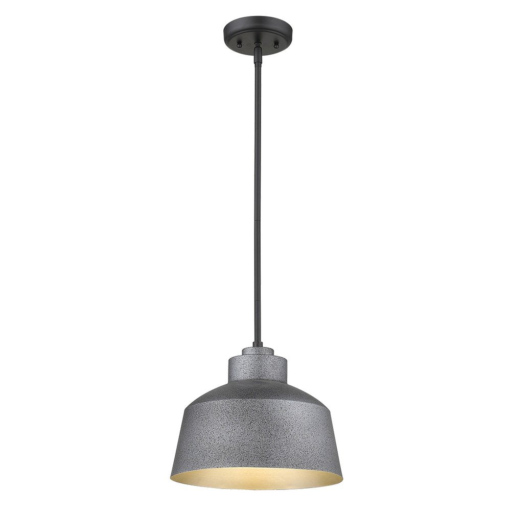 Barnes 1-Light Gray Convertible Pendant HomeRoots