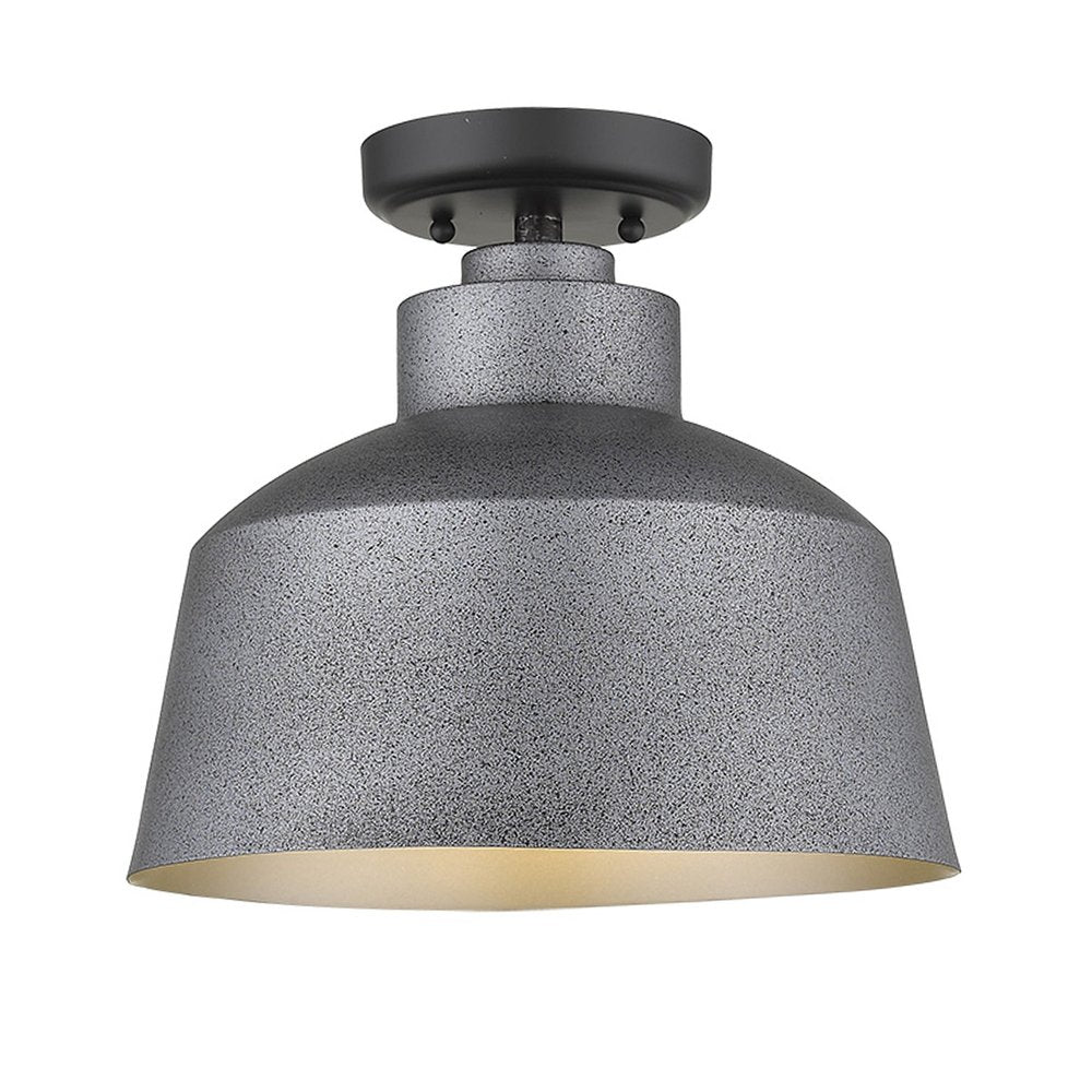 Barnes 1-Light Gray Convertible Pendant HomeRoots