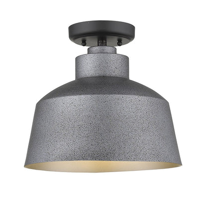 Barnes 1-Light Gray Convertible Pendant HomeRoots