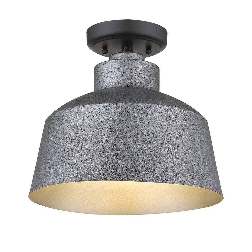 Barnes 1-Light Gray Convertible Pendant HomeRoots