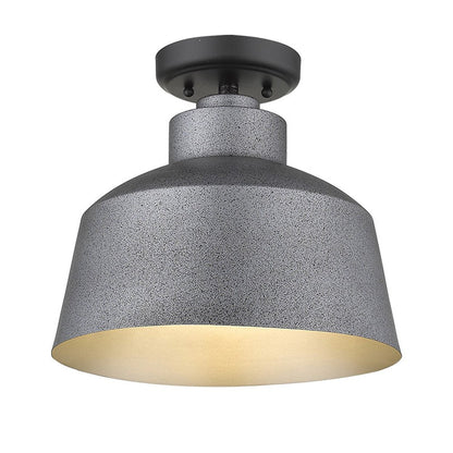 Barnes 1-Light Gray Convertible Pendant HomeRoots
