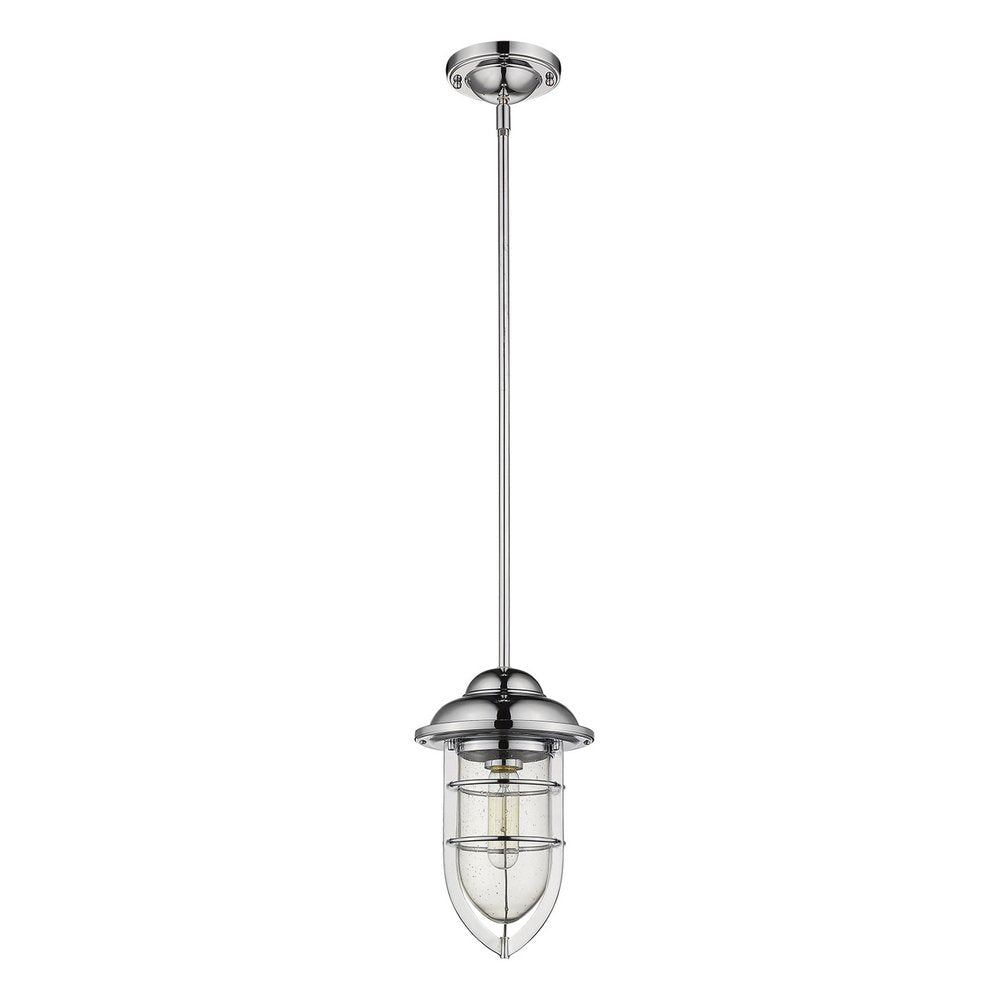 Silver Teardrop Shape Pendant Light HomeRoots