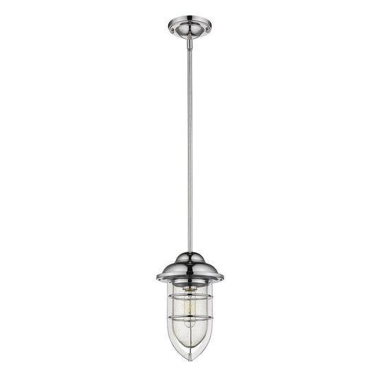 Silver Teardrop Shape Pendant Light HomeRoots