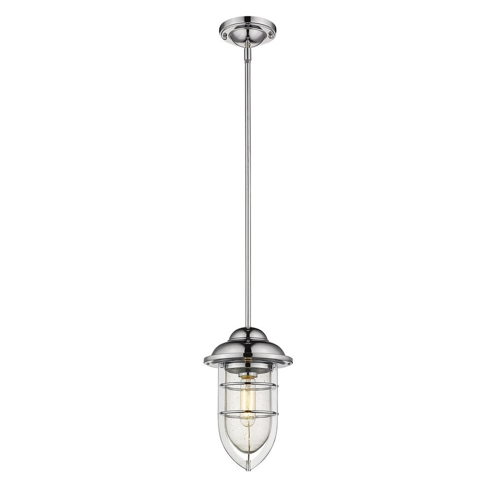 Silver Teardrop Shape Pendant Light HomeRoots