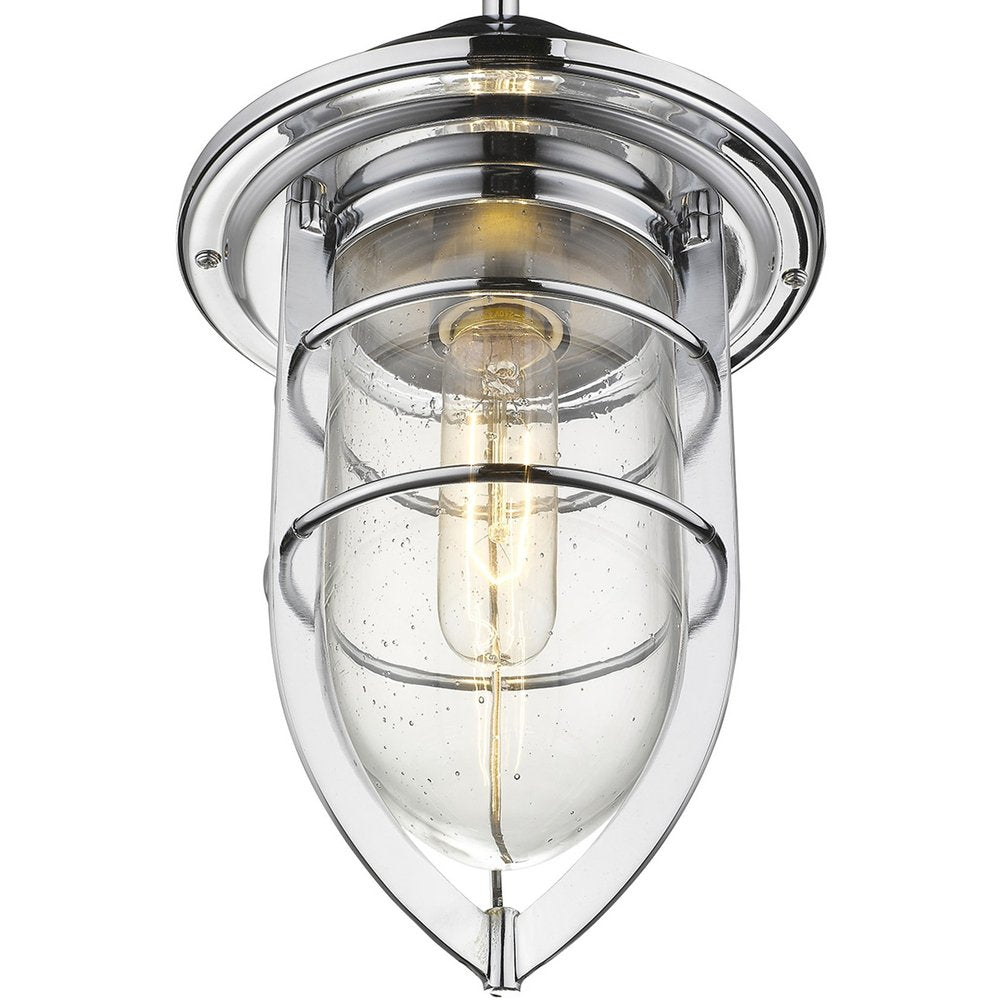 Silver Teardrop Shape Pendant Light HomeRoots