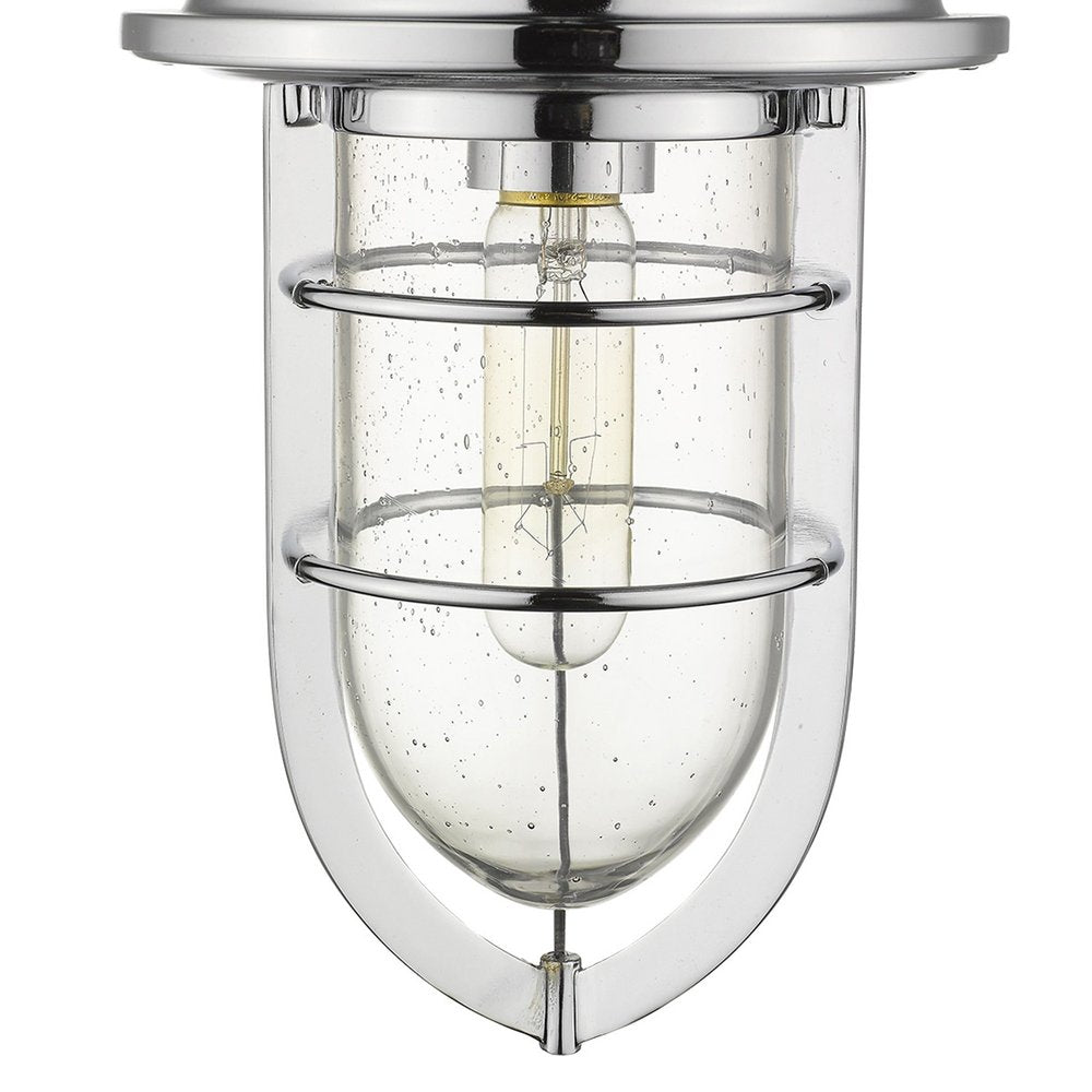 Silver Teardrop Shape Pendant Light HomeRoots
