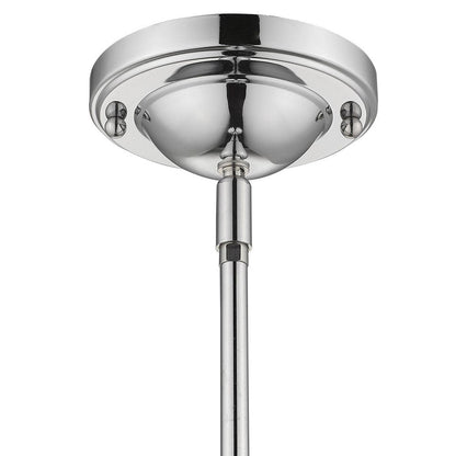 Silver Teardrop Shape Pendant Light HomeRoots