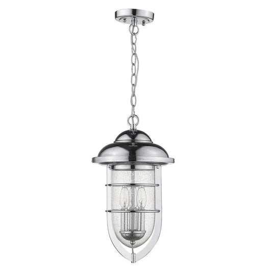 Dylan 3-Light Chrome Hanging Lantern HomeRoots