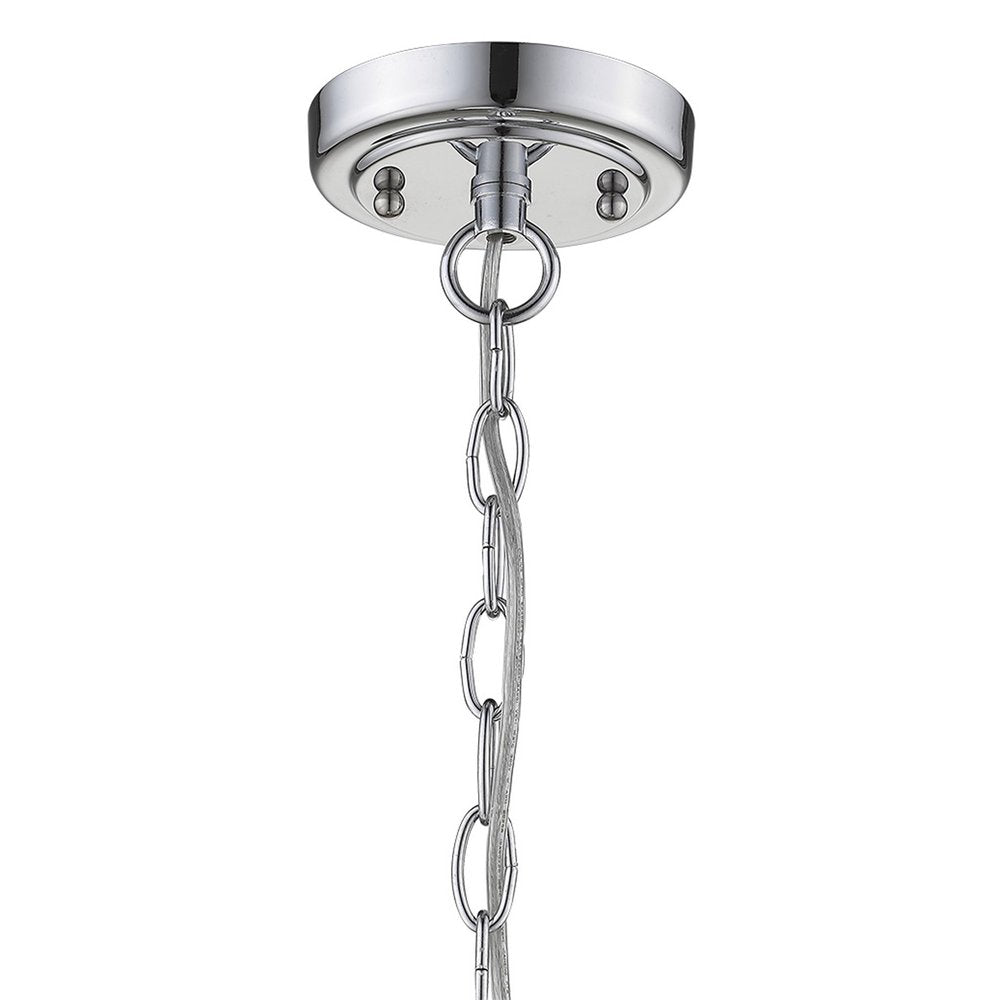 Dylan 3-Light Chrome Hanging Lantern — view 8